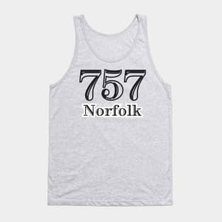 Norfolk 757 Virginia USA Tank Top